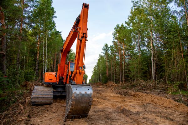 Backhoe Land Clearing in Waxahachie